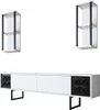 Skye Decor, Black Line - White, Black, TV-Schränke, Weiß, Produktbild-Vorschau 5