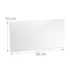 relaxdays Spritzschutz Küche transparent 90,0 x 0,6 x 50,0 Produktbild-Vorschau 4