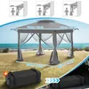 Kiosque de jardin XMTECH, kiosque pop-up 3 x 3 m avec toit Voir les images du produit 2