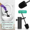 Avalo Toiletaccessoireset Zwart 4-delig - Luxe Toilet Set - Productafbeelding-voorbeeld 8