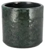 DK Design Blumentopf Green Glaze - rund - grun - D12xH13 cm Produktbild-Vorschau 1