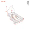 Lit de camp pour enfants avec design de cheminée, barrière Voir les images du produit 2