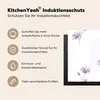 KitchenYeah© Herdabdeckplatte Blumen - Lila - Muster , Produktbild-Vorschau 6