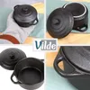 Vilde | Kastról - S vekom - Čierny - 300 ml - Z porcelánu - Náhľad obrázku produktu 5