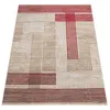 Tapiso Koberec Crystal Modern Burgundy Beige Obývacia izba Náhľad obrázku produktu 6