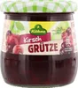 A jar of Kühne Kirsch Grütze on a white background. Produktbild-Vorschau