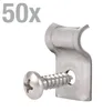 Alberts 50 x Spanndrahthalter Edelstahl mit Schraube 26 mm Produktbild-Vorschau 2
