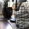 QUVIO Großer Aufbewahrungskorb aus Metall - Geflochtener Produktbild-Vorschau 5