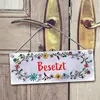 Graues Toilette ist frei oder besetzt Wendeschild mit Produktbild-Vorschau 4