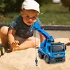 Malplay Kran gesteuerter Auto, Licht Krangeräusche Blau Produktbild-Vorschau 10