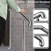AICA 108x102cm Edelstahl-Treppengeländer, Eingangshandlauf, Produktbild-Vorschau 6