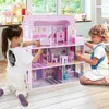 COSTWAY Puppenhaus aus Holz, Puppenstube mit Möbeln und Produktbild-Vorschau 2