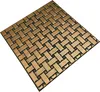 A single, square decorative panel with a woven basket pattern, presented at an angle on a white background. Produktbild-Vorschau