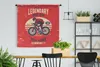 MuchoWow® Wandteppich Wandbehang Radfahrer - Fahrrad - Produktbild-Vorschau 2