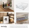 tectake® Teleskopschublade verchromt einfache Montage Produktbild-Vorschau 6