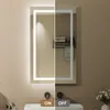 LED Badezimmerspiegel 100x60cm Rechteckig,3 Lichtfarben Produktbild-Vorschau 11