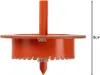 A close-up side view of an orange cylindrical tool with a pointed end and a handle extending upwards, with dimensions indicated by text. Produktbild-Vorschau