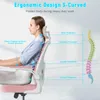 Kancelářská židle - Ergonomická kancelářská židle - Otočná Náhled obrázku produktu 4