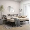 Divano letto allungabile Struttura letto in metallo nero Anteprima dell’immagine prodotto 9