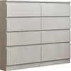 Masseno Kommode ADRIANO 120 cm Sideboard mit 8 Schubladen Produktbild-Vorschau 1