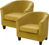 Topchances 2 kusy kryt židle Club Chair Slipcover, Velvet Náhled obrázku produktu 1