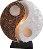 Deko-Leuchte YING YANG NATUR, rund, Natur-Material, Höhe Produktbild-Vorschau 4