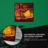 Coloray Uhr auf Leinwand 30x30 cm Wand Uhr Dekoration Produktbild-Vorschau 5