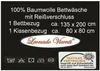 2 tlg Baumwolle Renforce Bettwäsche 135x200 + 80x80 weiß Produktbild-Vorschau 3