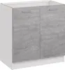 Roe Furniture | Küchenunterschrank 80 cm - Grau - Graubeton Produktbild-Vorschau 1