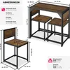 tectake® Sitzgruppe Milton 3-teilig Industrial Style Produktbild-Vorschau 7