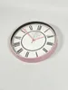 Opviq, 261212 - Pmb22Pmb, Dekorative Wanduhr, Rosa, 100 % Produktbild-Vorschau 4