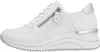 A side view of a white Remonte women's sneaker with silver accents. Náhled obrázku produktu