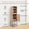 Szafka do salonu COSTWAY o wysokości 145 cm, wolnostojąca Podgląd zdjęcia produktu 3
