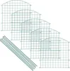 Wiltec Gartenzaun Set mit 5 Elementen grün, Teichzaun mit Produktbild-Vorschau 1