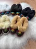 Damen Leder Wolle Winter HüttenSchuhe Lamfell HausSchuhe Produktbild-Vorschau 4