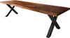 Esstisch Baumkante massiv Akazie nussbaumfarben 300 x 110 Produktbild-Vorschau 1