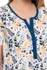 Charmante Floral Nachthemd Kurze Ärmel Pyjamas Damen Moraj Produktbild-Vorschau 6