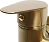 A close-up shot of a gold-colored faucet. Podgląd zdjęcia produktu