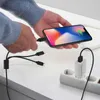SETTY nylonowy kabel USB 3w1 microUSB, Lightning, Type-C 1m Podgląd zdjęcia produktu 3