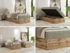 MKS MEBLE Boxspringbett 90x200 WOOD ZERO ohne Kopfteil, mit Produktbild-Vorschau 3