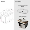 Waschtisch-Set Venus | Waschtisch mit Unterschrank | Produktbild-Vorschau 2