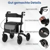 Faltbarer Leichtgewicht-Rollator mit Luftbereifung, Produktbild-Vorschau 3
