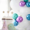 PartyDeco Glanzballons 12 cm blau 1 Packung à 50 Stück Produktbild-Vorschau 4