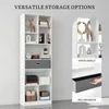 Bücherregal, Standregal mit 7 Fächern und 1 Stoffschublade, Produktbild-Vorschau 3