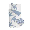 Walra Bettwäsche Simple Leaves Off White / Jeans Blau - Produktbild-Vorschau 2
