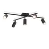 A black ceiling spotlight fixture with five adjustable heads, shown against a white background. Náhled obrázku produktu