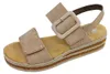 Scarpe da donna Rieker, sandali alti, color beige, modello Anteprima dell’immagine prodotto 3