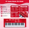 Kinderpiano, 37 toetsen, 8 ritmes, rood, met microfoon Productafbeelding-voorbeeld 5