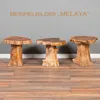 Massivholz Teak Beistelltisch MELAYA Natural ca.D 45cm Produktbild-Vorschau 4