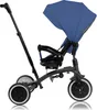 A blue and black children's tricycle is shown against a white background. Anteprima dell’immagine prodotto